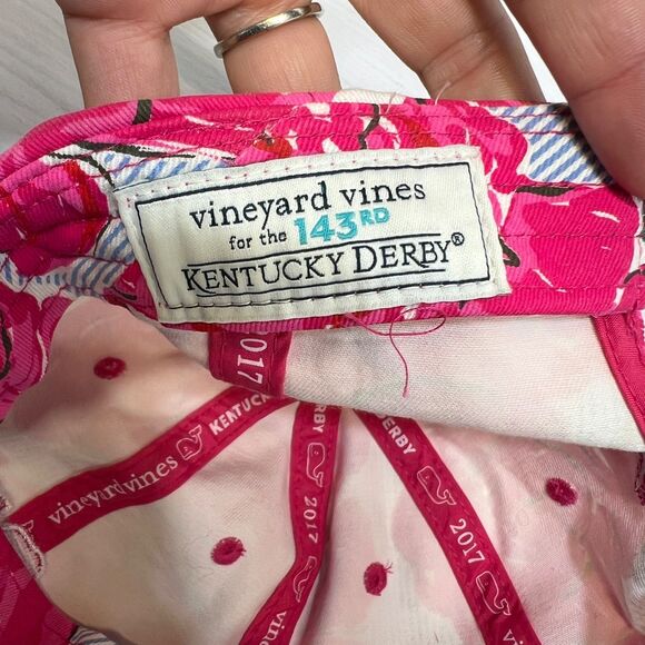 Vineyard Vines Kentucky Derby Rose Hat Colorful All Over Print main image 5